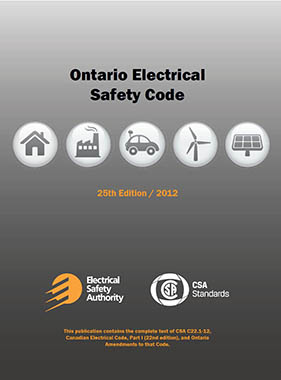 Ontario Electrical Safety Code - 2012 edition v1.0